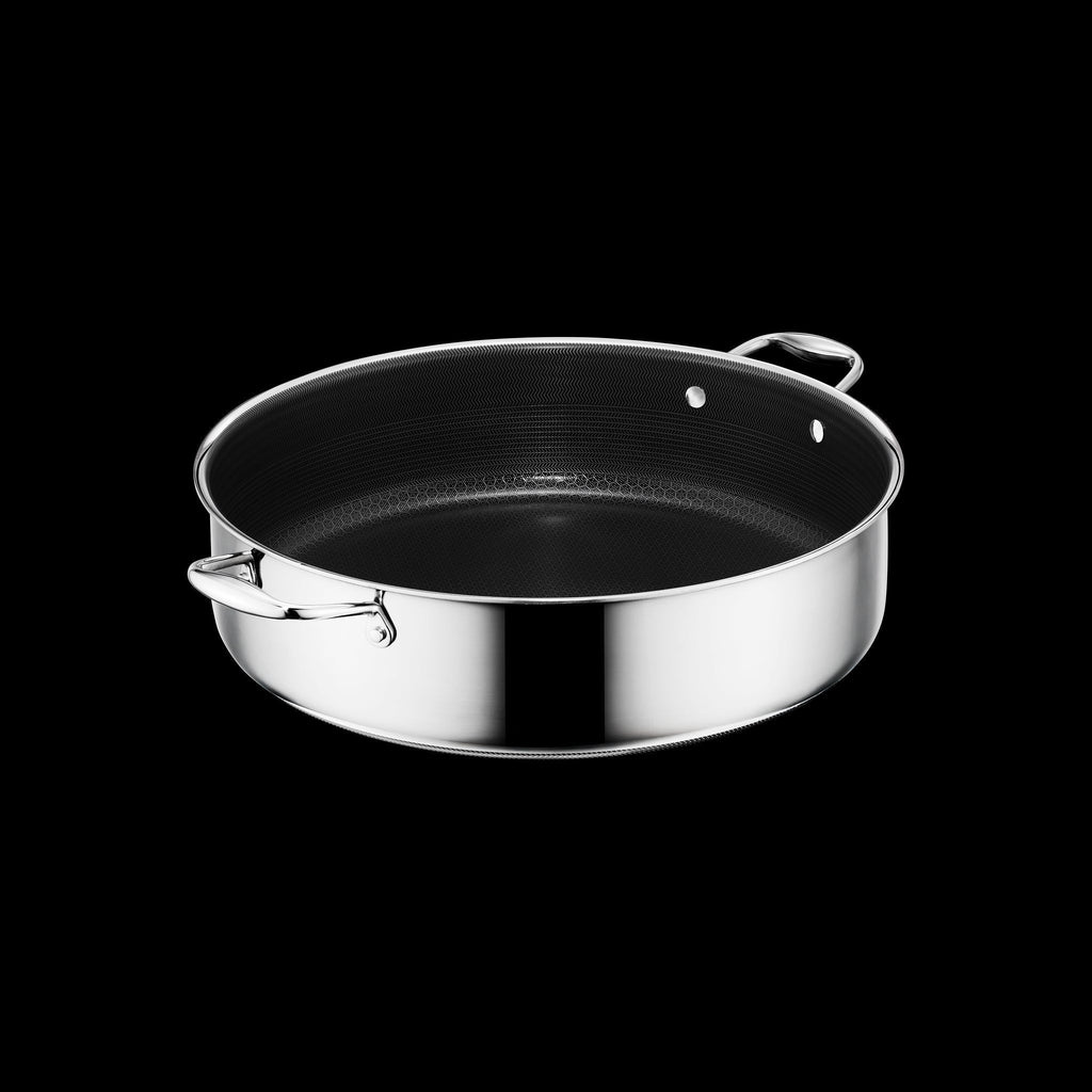 Hybrid Deep Sauté Pan with Lid, 10-QT • HexClad