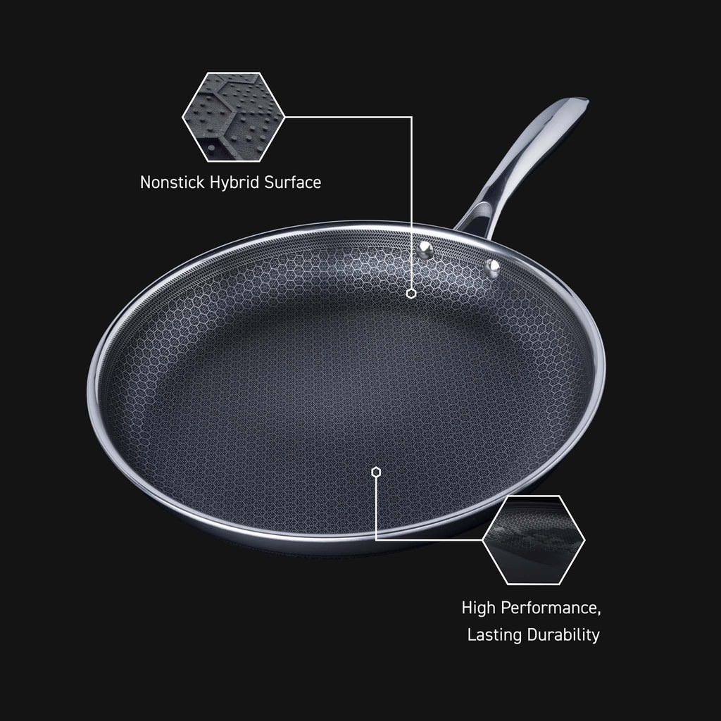 Hybrid Fry Pan with Lid, 12" • HexClad
