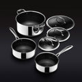 Hybrid Pot Set with Lids, 6-pc • HexClad