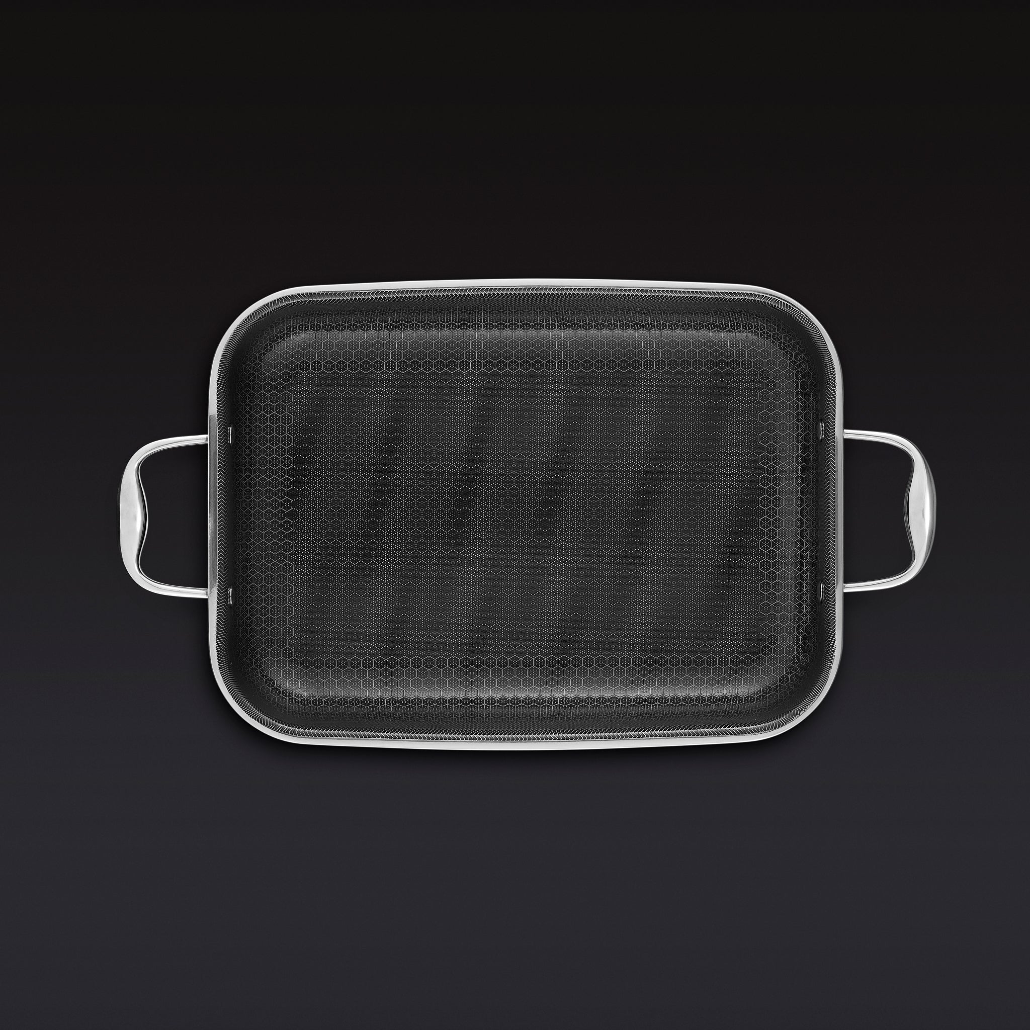 Hybrid Roasting Pan with Rack, 9” x 13” • HexClad