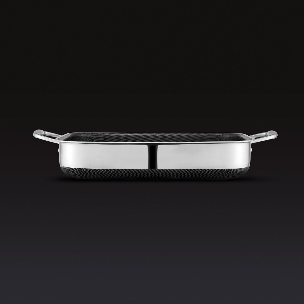 Hybrid Roasting Pan with Rack, 9” x 13” • HexClad