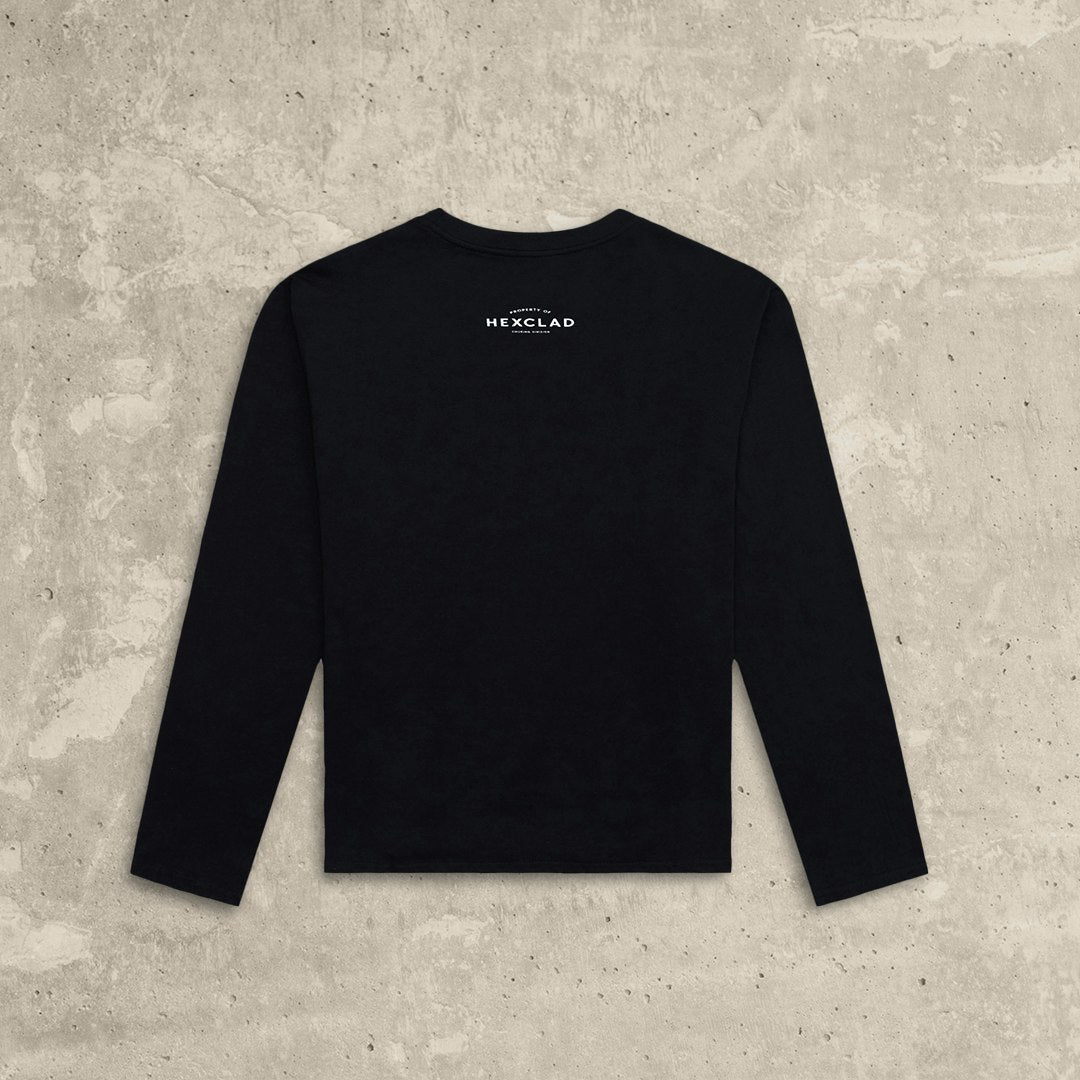 Classic Logo Badge Men's Long-Sleeve T-Shirt • HexClad