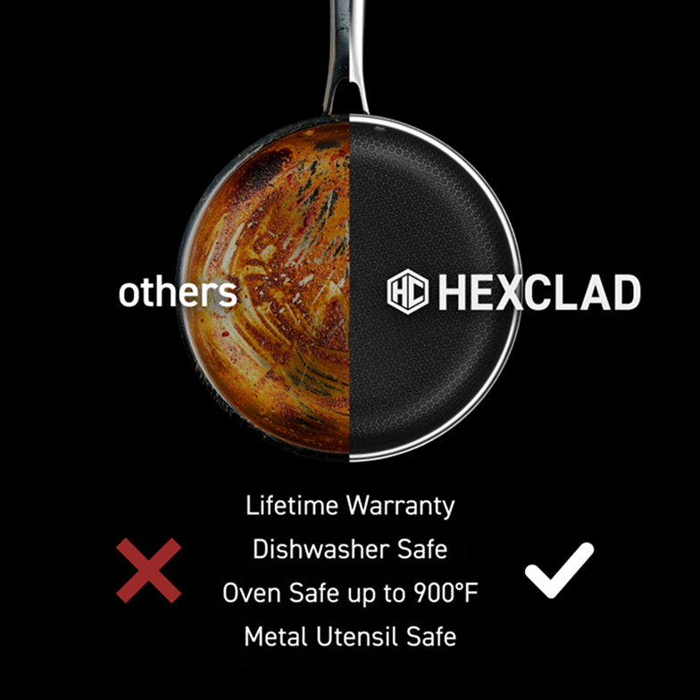 Hybrid BBQ Grill Pan, 12" • HexClad