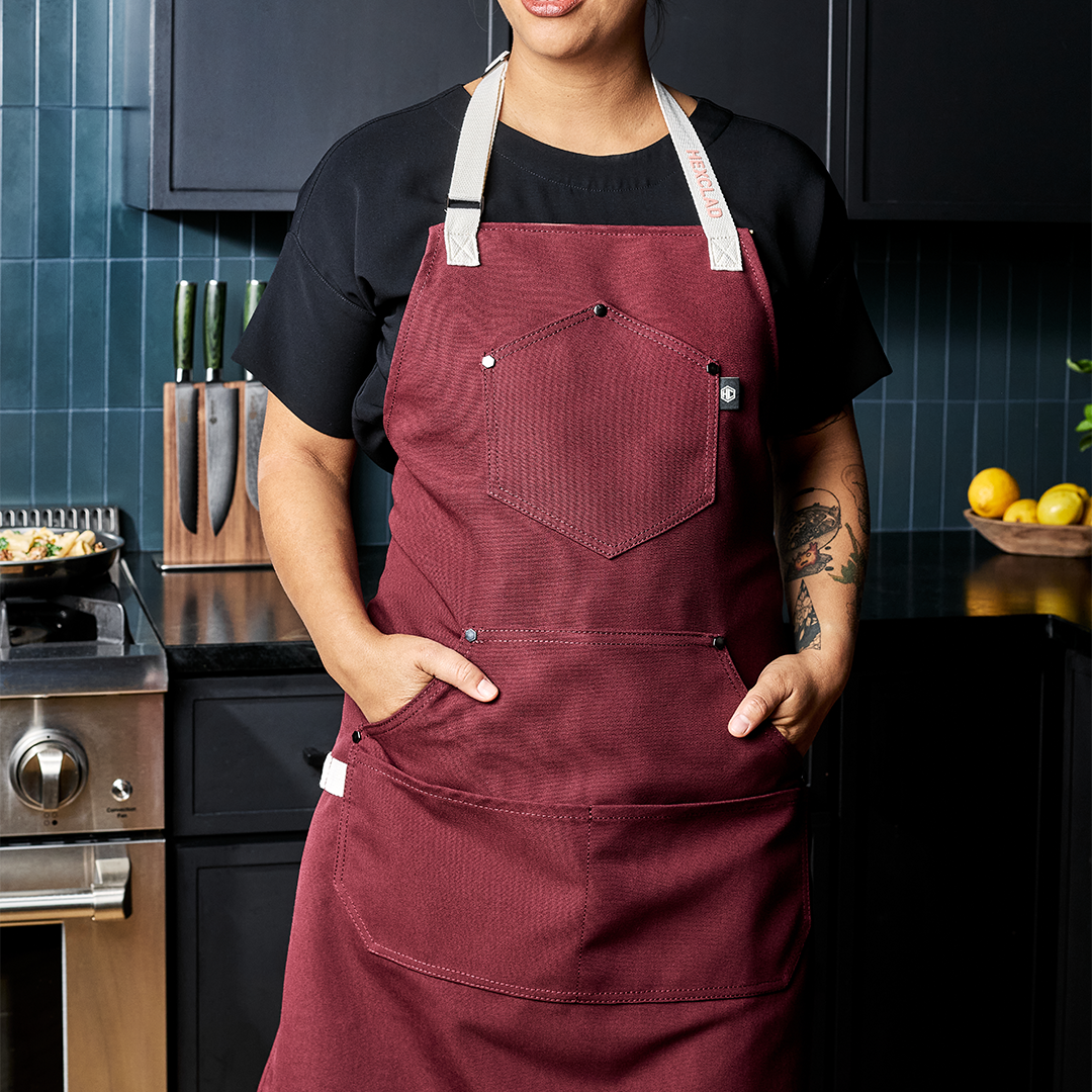 Eco Modern Apron (Crimson) • HexClad