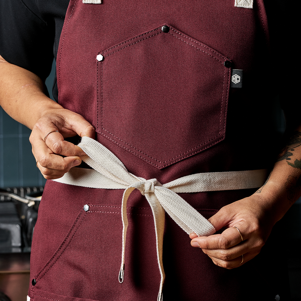 Eco Modern Apron (Crimson) • HexClad