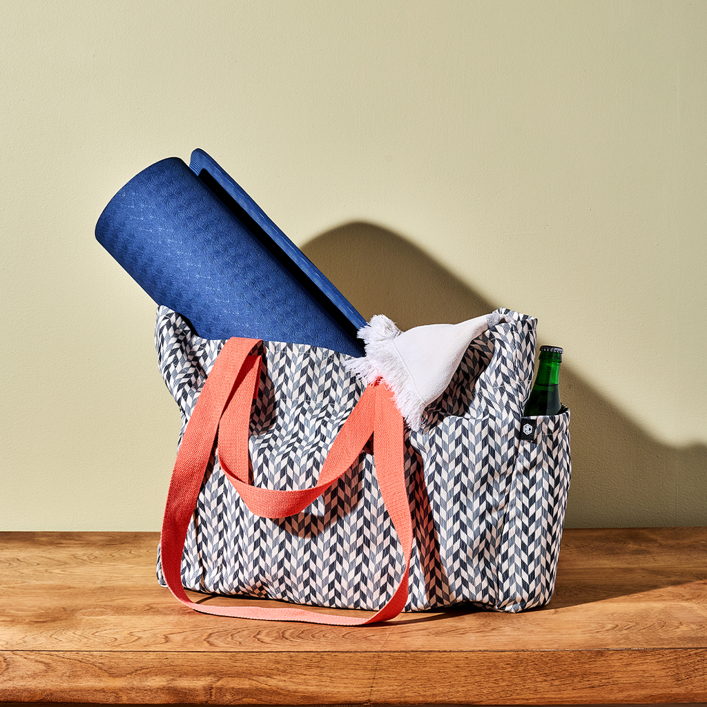 The Everything Everywhere Bag (Chevron-Slate) • HexClad