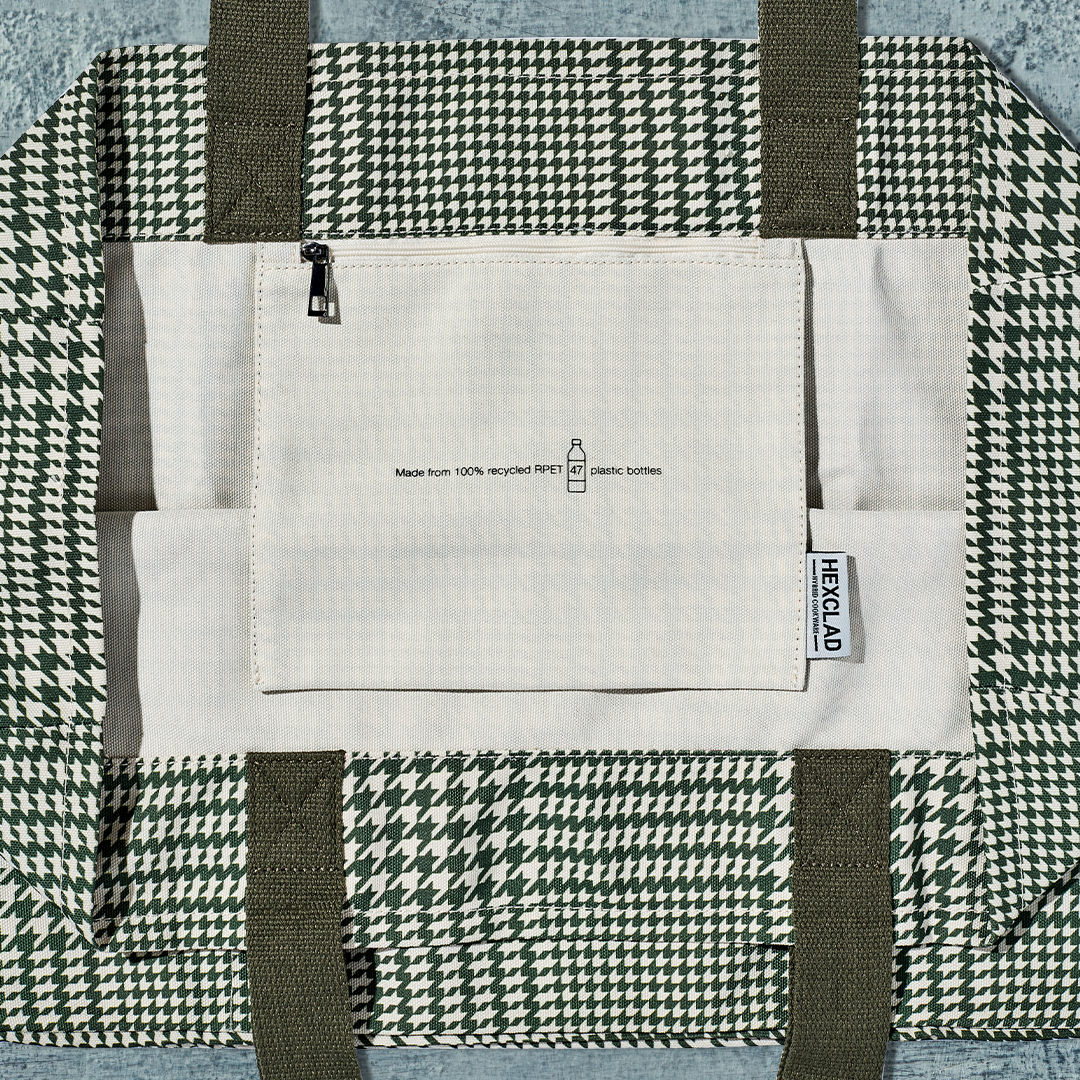 The Everything Everywhere Bag (Houndstooth-Forest) • HexClad