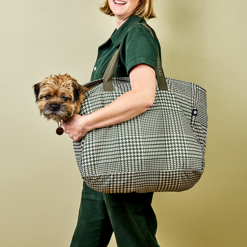 The Everything Everywhere Bag (Houndstooth-Forest) • HexClad