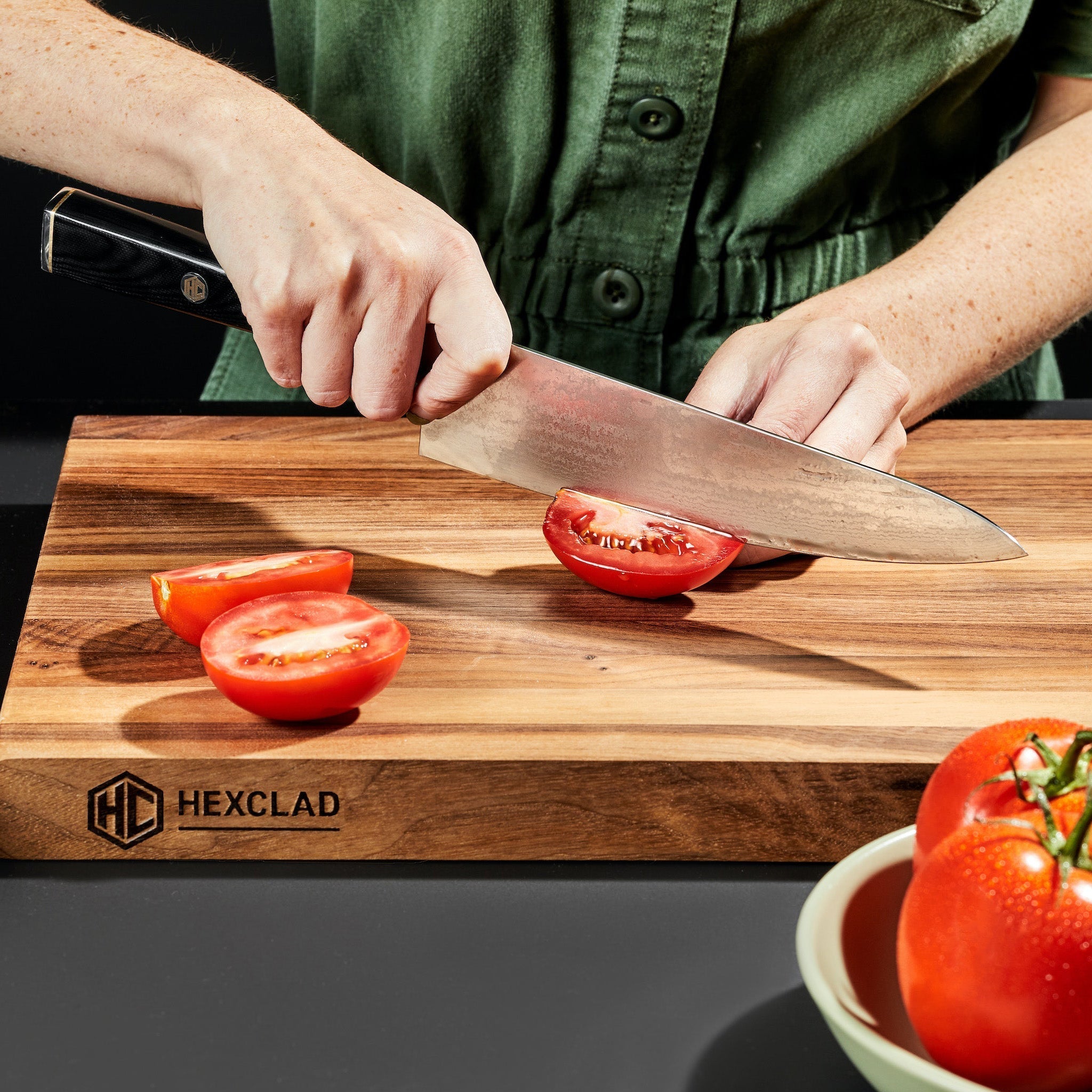 Master Series Damascus Steel Knife Set, 6-pc • HexClad