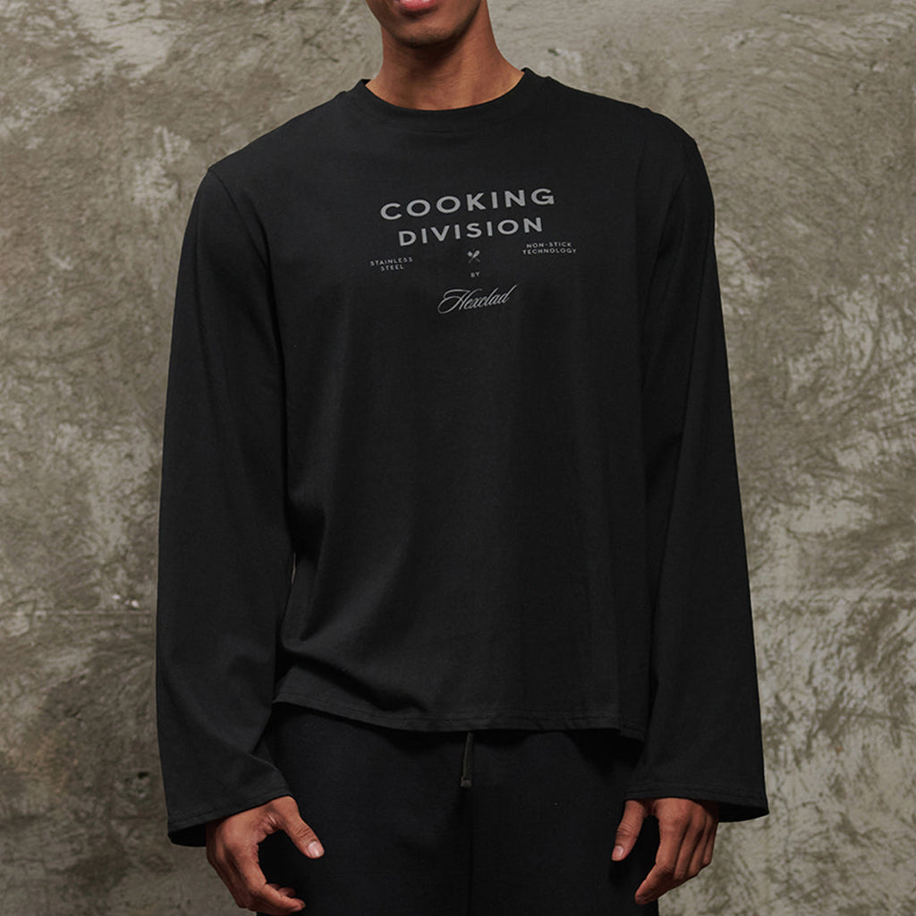 "Cooking Division" Men's Long Sleeve T-Shirt • HexClad
