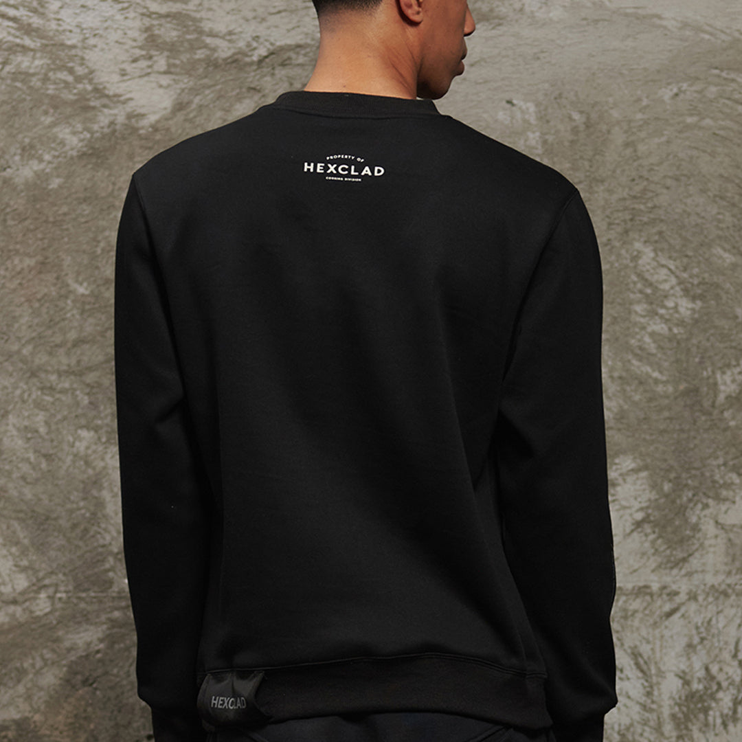 Cursive Hexclad Unisex Crew Neck Sweatshirt • HexClad