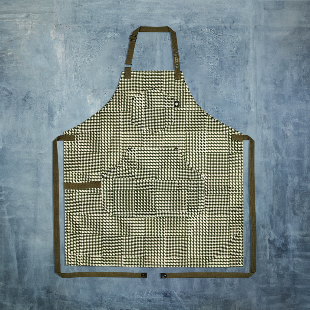 Eco Modern Apron (Houndstooth-Forest) • HexClad