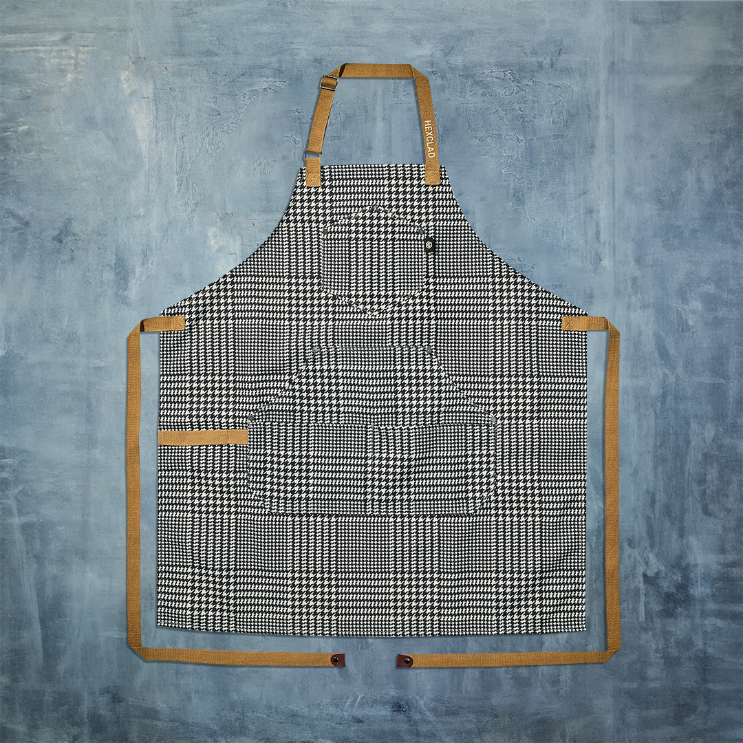 Eco Modern Apron (Houndstooth-Onyx) • HexClad