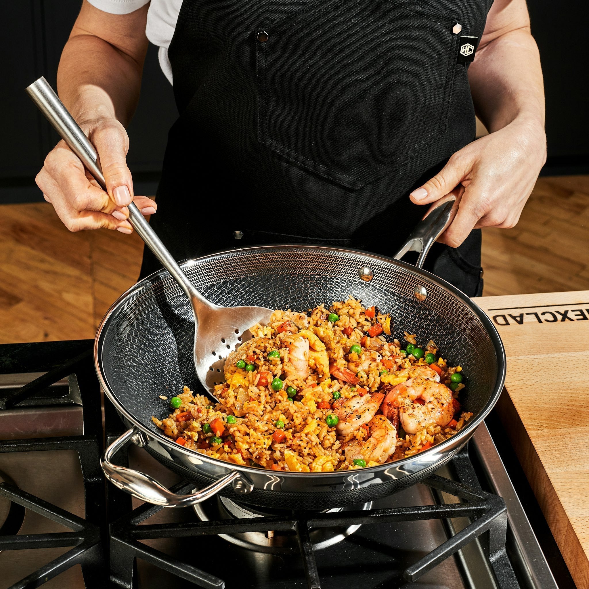 Hybrid Wok, 12" • HexClad
