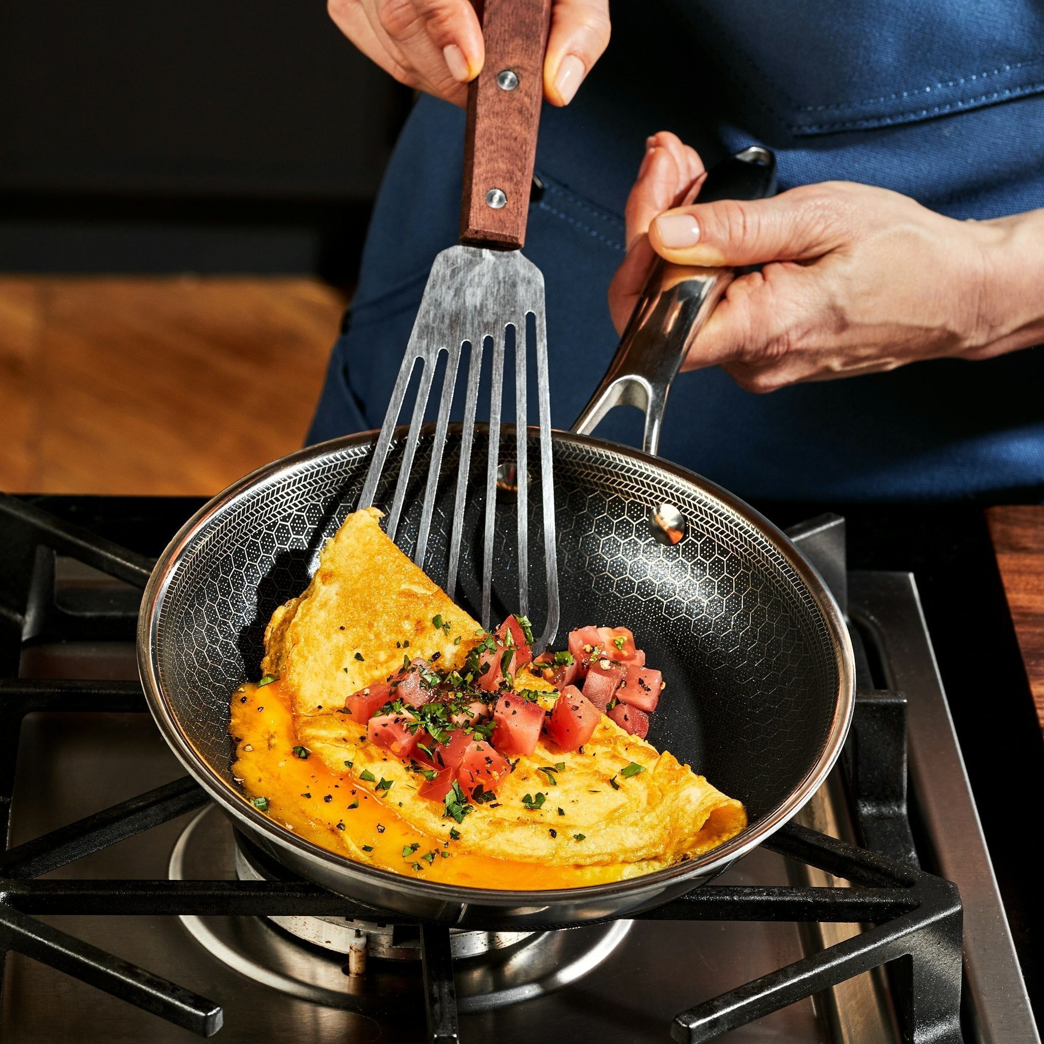 Hybrid Fry Pan Set with Lids, 6pc • HexClad