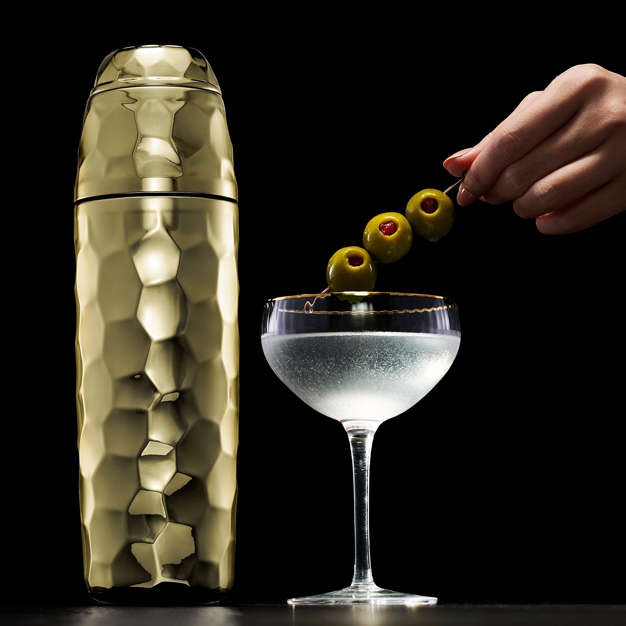 Cocktail Shaker, 25 oz (Gold) • HexClad