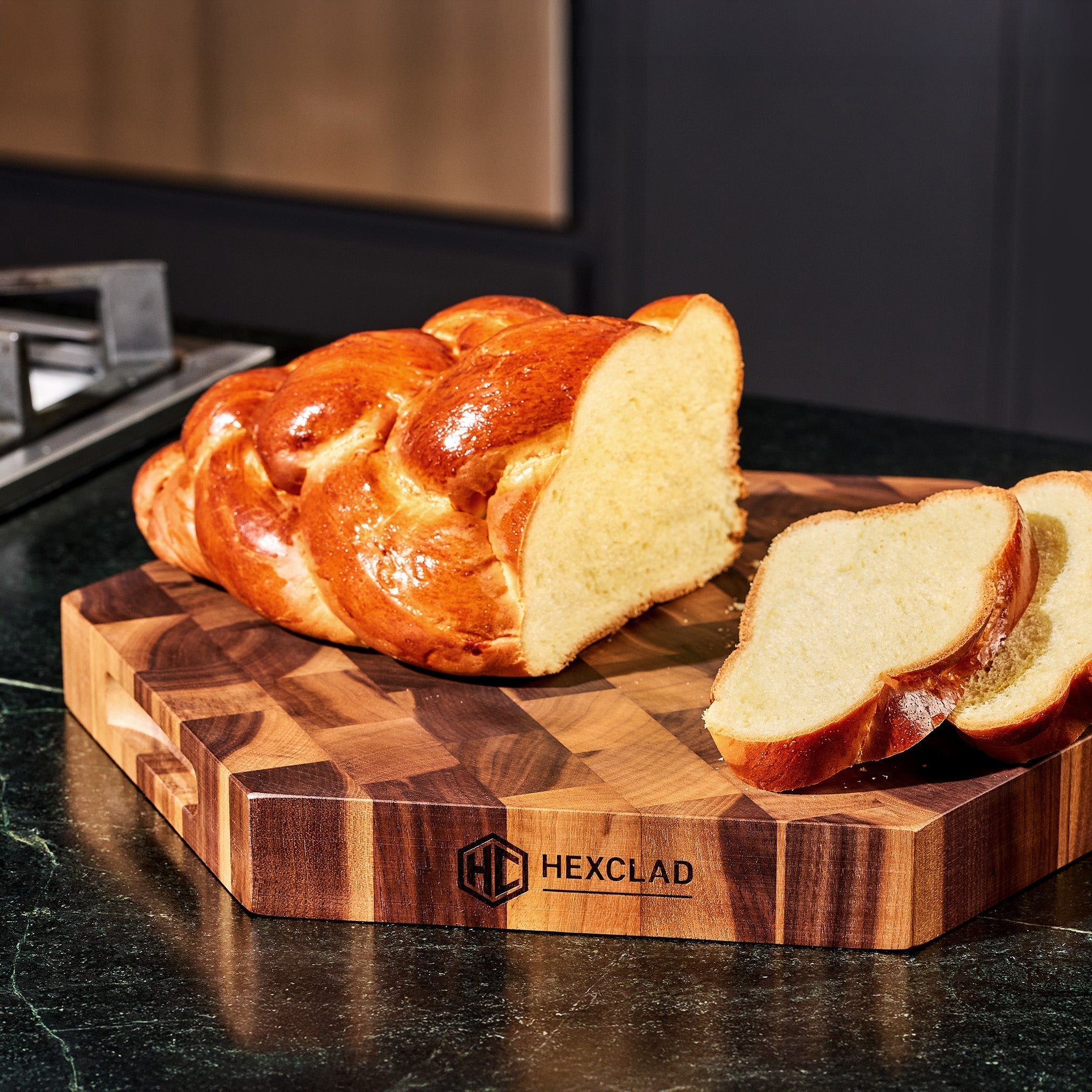 End Grain Walnut Charcuterie Board • HexClad