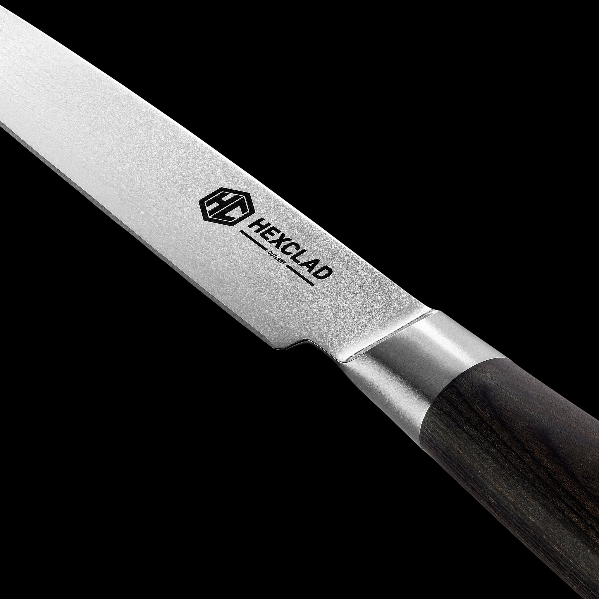 Steak Knife & Bistecca Plate Set, 8-pc (Espresso) • HexClad