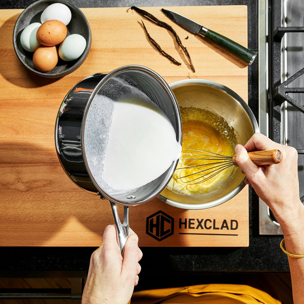 Hybrid Saucepan With Lid, 2-Qt • HexClad