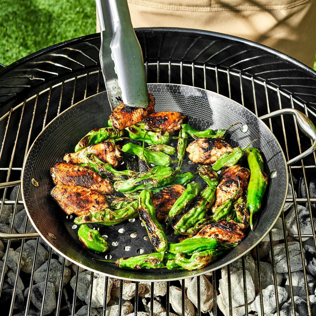 Hybrid BBQ Grill Pan, 12" • HexClad