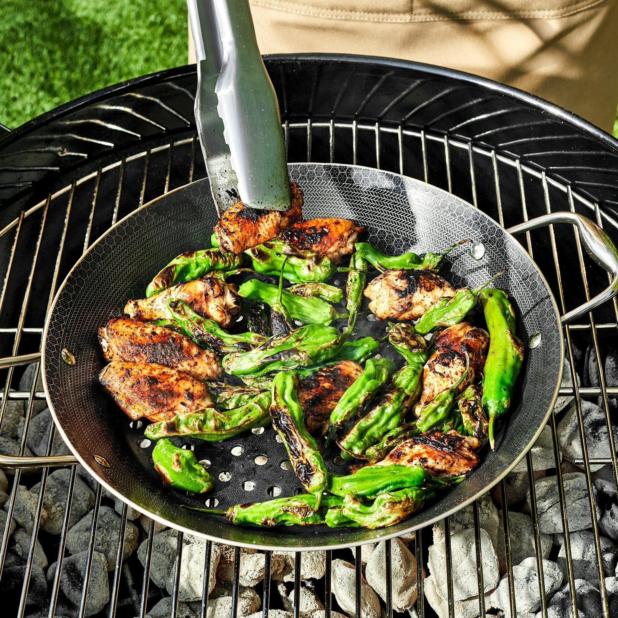 Hybrid BBQ Grill Pan, 12" • HexClad