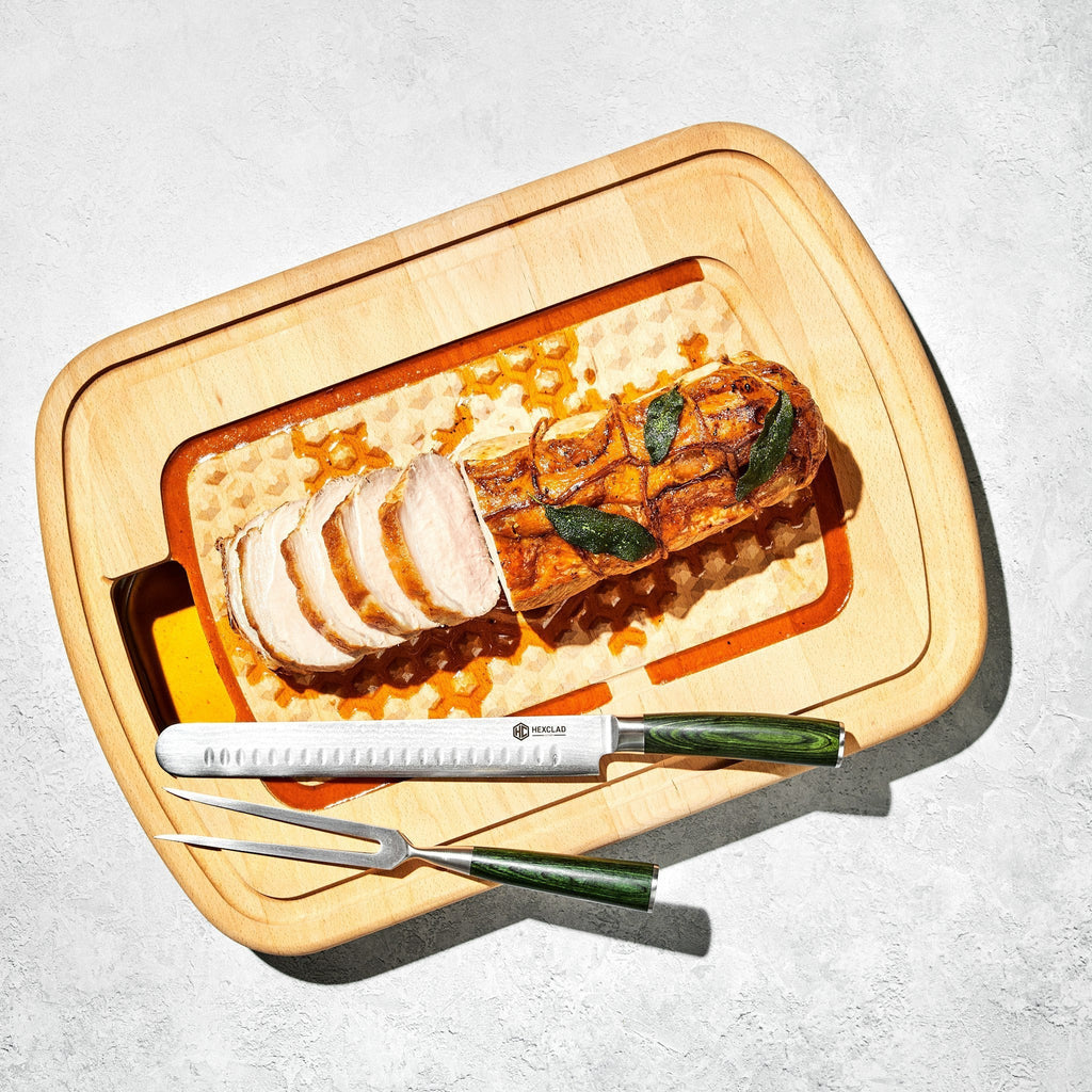 Hybrid Roasting Pan & Carving Set • HexClad