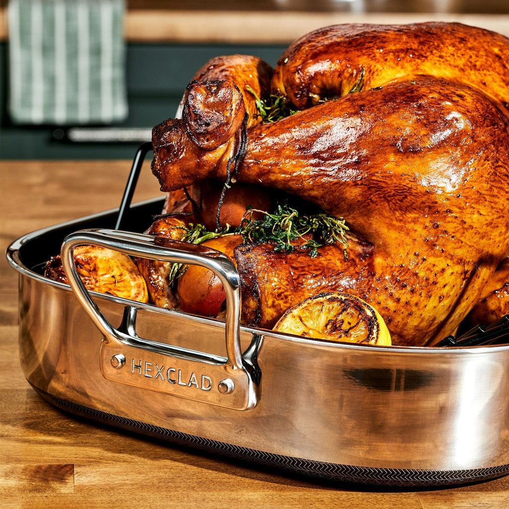Hybrid Roasting Pan with Rack • HexClad
