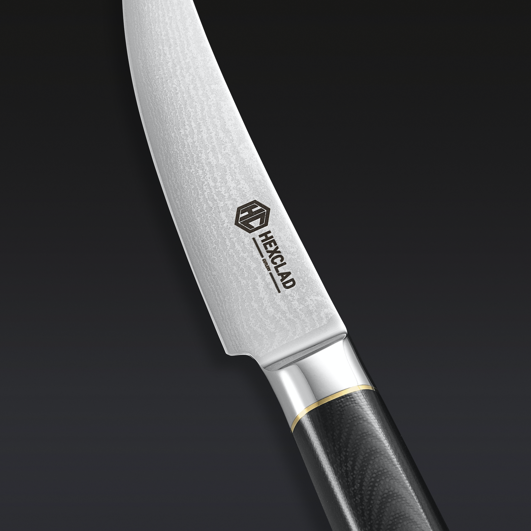 Master Series Damascus Steel Steak Knife Set, 4-pc • HexClad