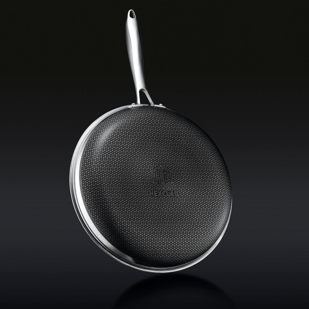Hybrid Fry Pan with Lid, 12" • HexClad