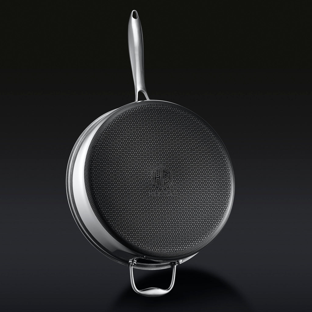 Hybrid Deep Sauté Pan with Lid, 5.5-Qt • HexClad