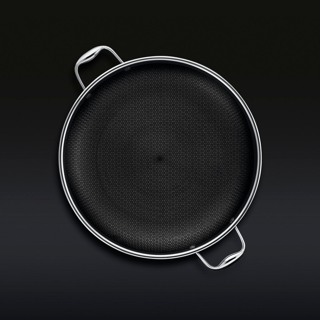Hybrid Fry Pan with Lid, 14" • HexClad