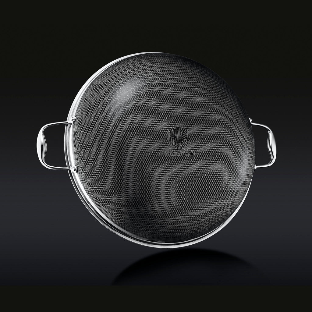 Hybrid Wok with Lid, 14" • HexClad