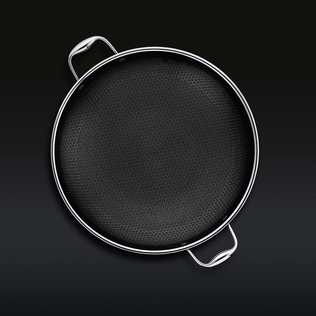 Hybrid Wok with Lid, 14" • HexClad