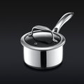 Hybrid Saucepan with Lid, 1-Qt • HexClad