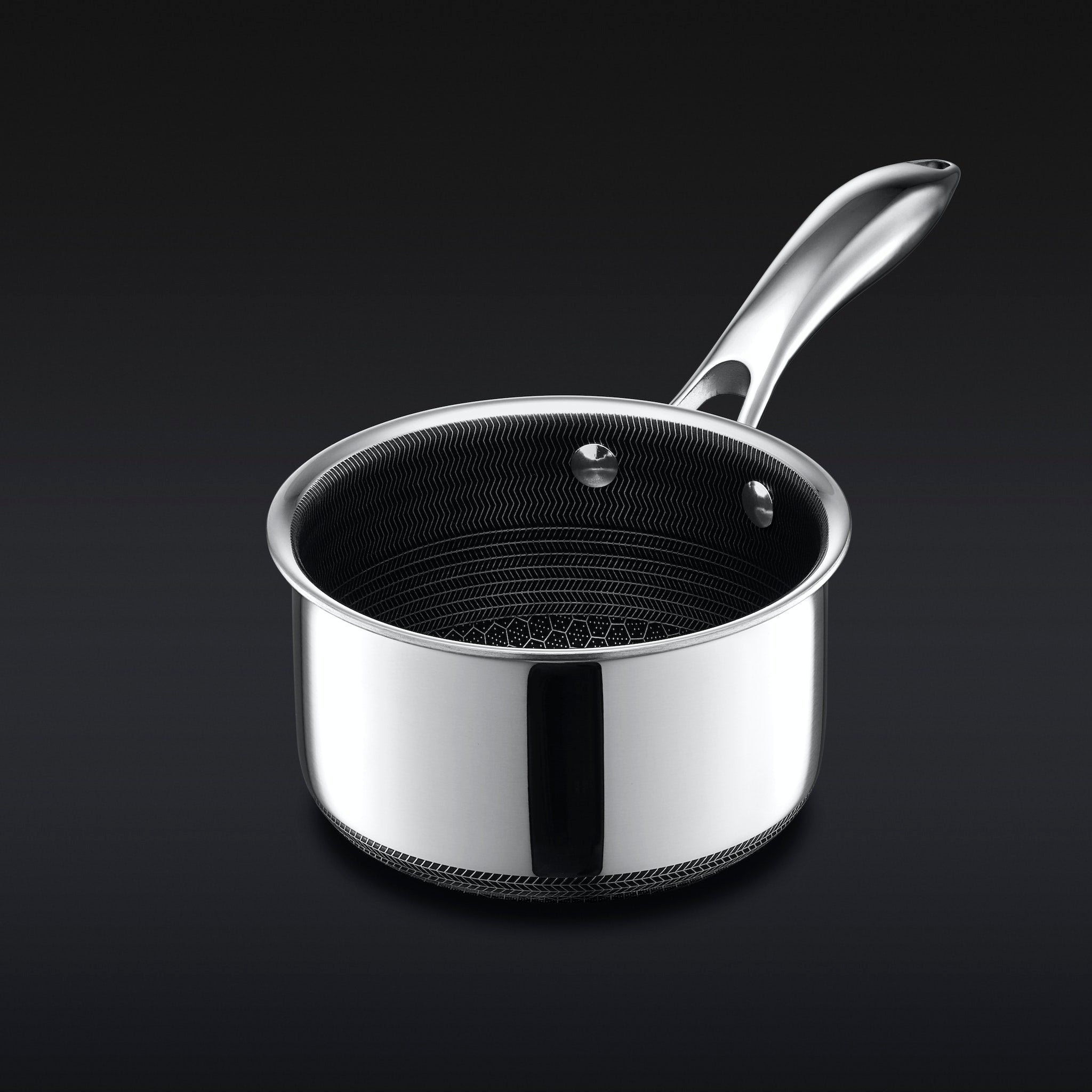 Hybrid Saucepan with Lid, 1-Qt • HexClad