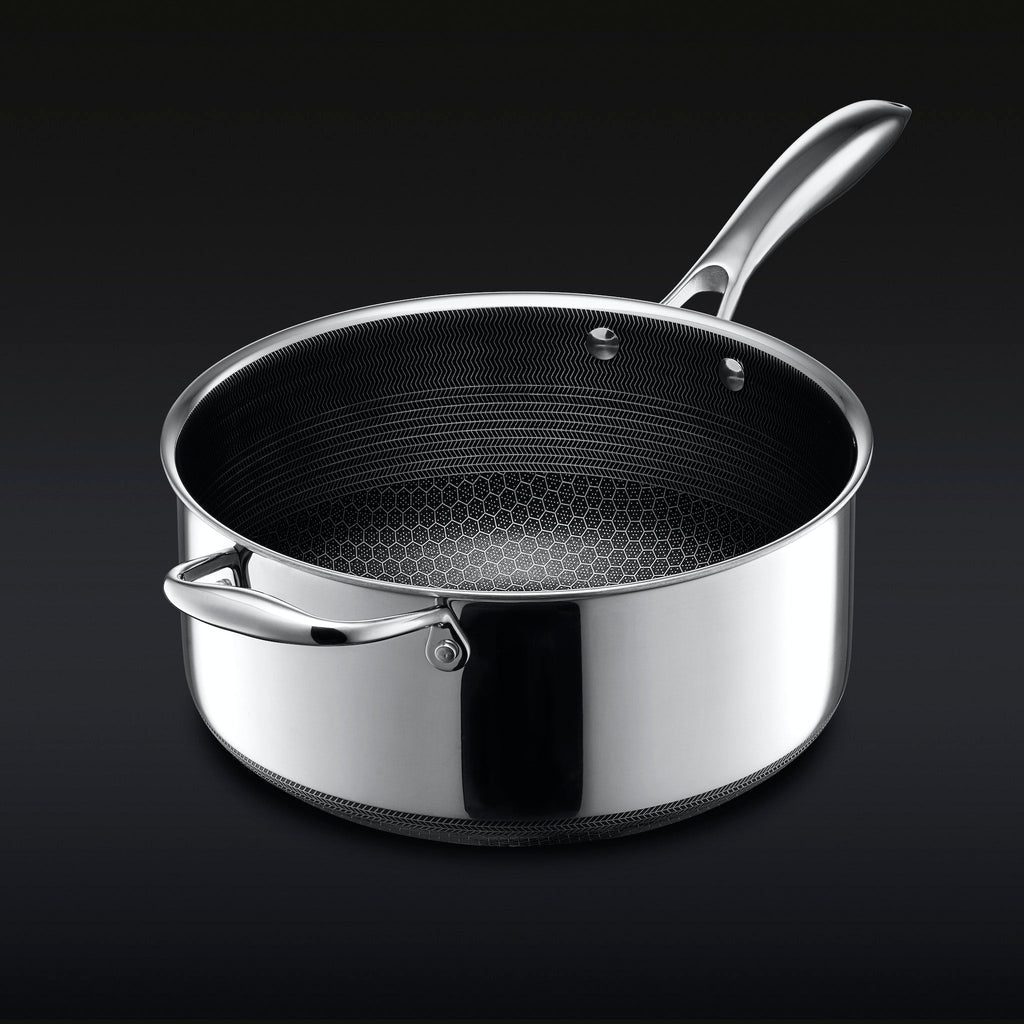 Hybrid Saucepan with Lid, 5-Qt • HexClad