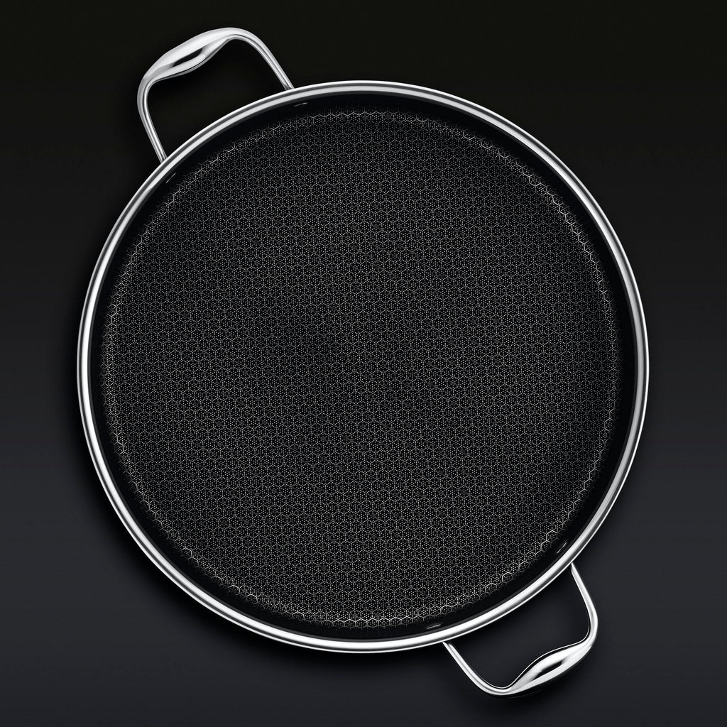 Hybrid Deep Sauté Pan/Chicken Fryer with Lid, 7-Qt • HexClad