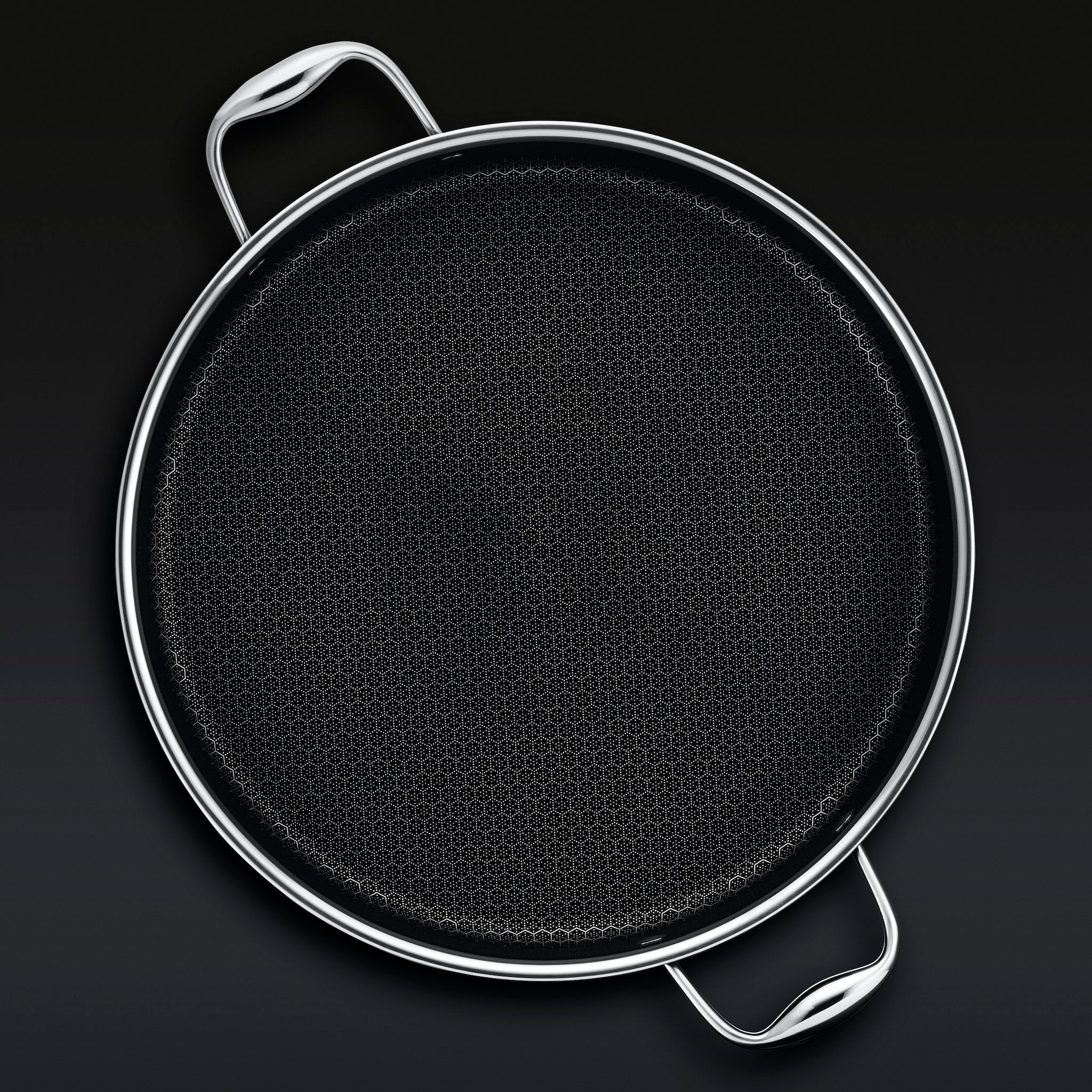 Hybrid Deep Sauté Pan/Chicken Fryer with Lid, 7-Qt • HexClad