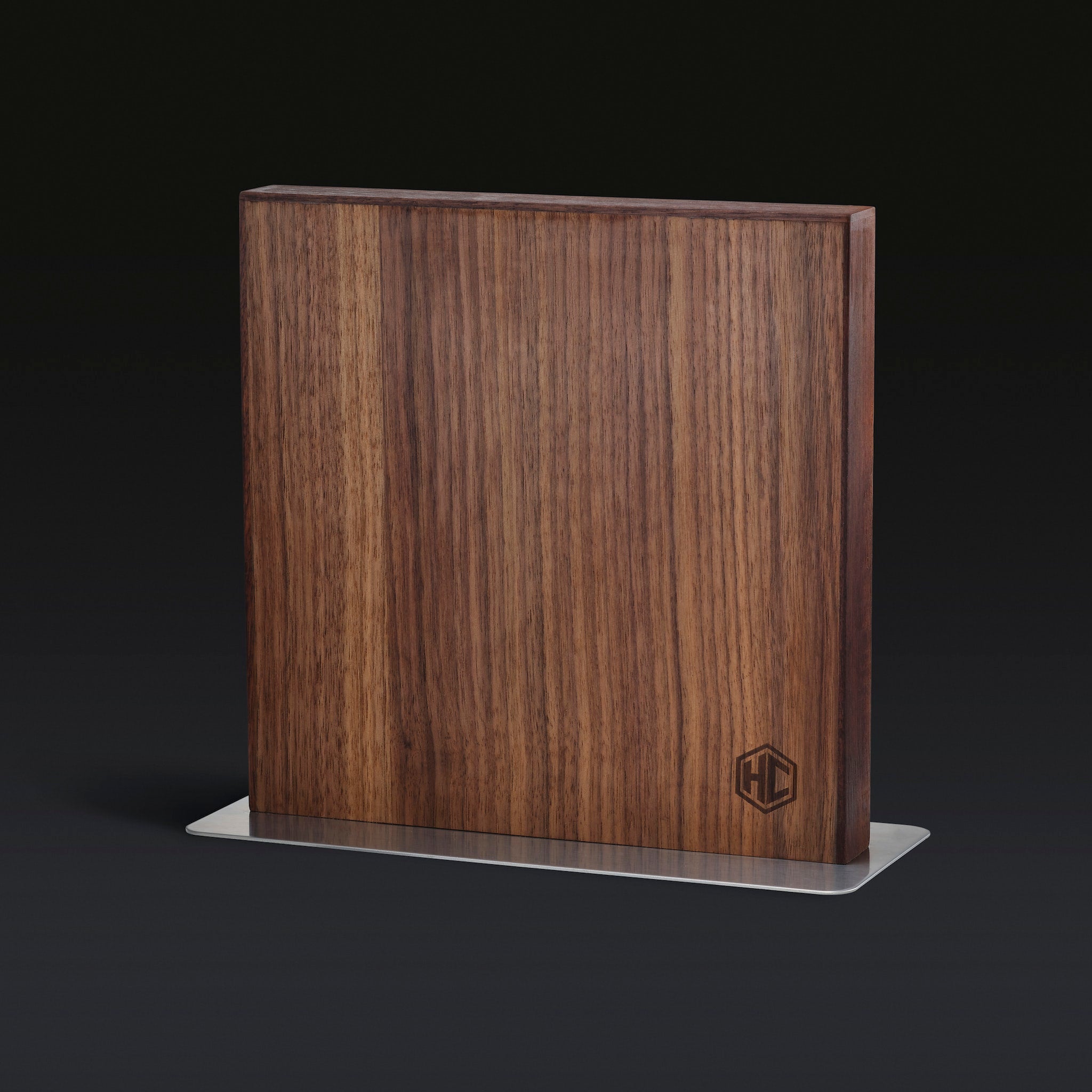 Magnetic Knife Block, Walnut • HexClad
