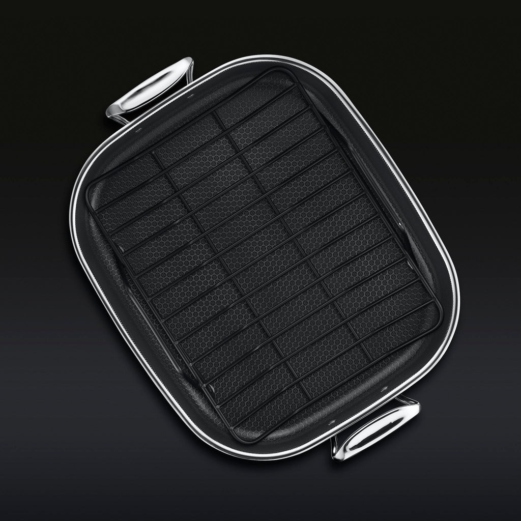 Hybrid Roasting Pan with Rack • HexClad