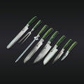 Damascus Steel Knife & Carving Set, 8-pc • HexClad