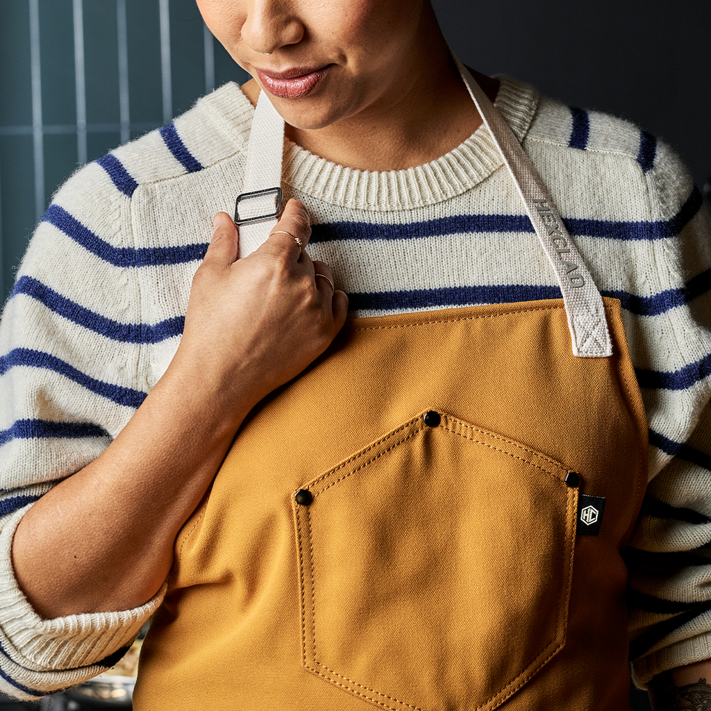Eco Modern Apron (Mustard) • HexClad