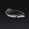 Hybrid Oval Roasting Pan, 9” x 12.5” • HexClad