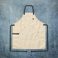 Eco Modern Apron (Pinstripe, Cream) • HexClad