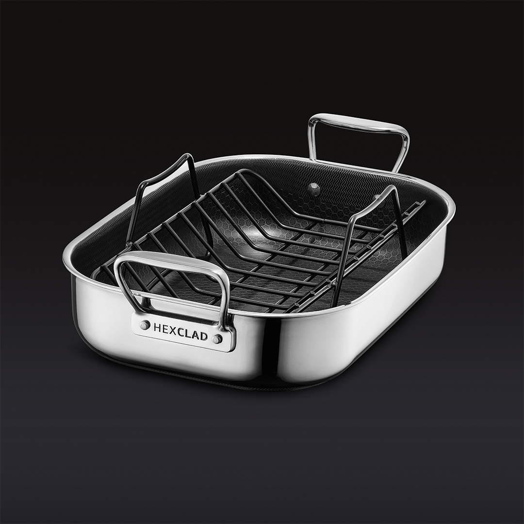 Small Hybrid Roasting Pan with Rack • HexClad