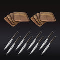 Steak Knife & Bistecca Plate Set, 16-pc (Espresso) • HexClad