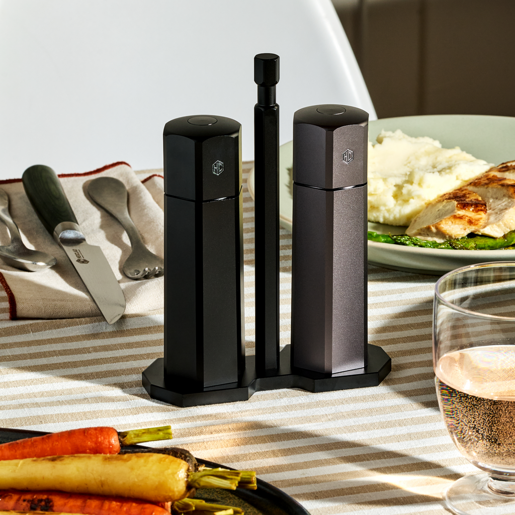 HexMill Tabletop Salt & Pepper Grinder Set • HexClad